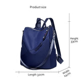 Buylor Women Backpacks Oxford Waterproof Anti-Theft Female Business Bag