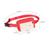 Buylor Women Waist Packs Belt Bags Double Pouch Bum Hip Bag Shoulder Chest Pack