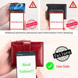 Buylor Women Wallet RFID Blocking Fashion Leather Wallet Short Function