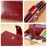 Buylor Women Wallet RFID Blocking Fashion Leather Wallet Short Function
