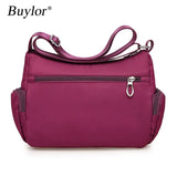 Buylor Women's Crossbody Bag Waterproof Nylon Shoulder Messenger Bags