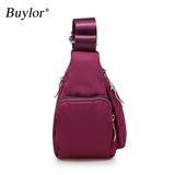 Buylor Women's Crossbody Bag Waterproof Nylon Shoulder Messenger Bags
