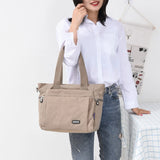 Buylor Women's Shoulder Bag Nylon Oxford Canvas Large Capacity Messenger Bag