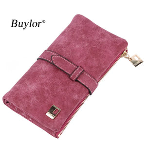 Buylor Women's Wallet Long Strip Two Fold Women's Wallet