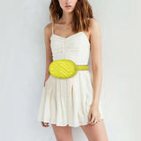 Buylor Women's Banana Bag Wide Shoulder Strap Chest Bag