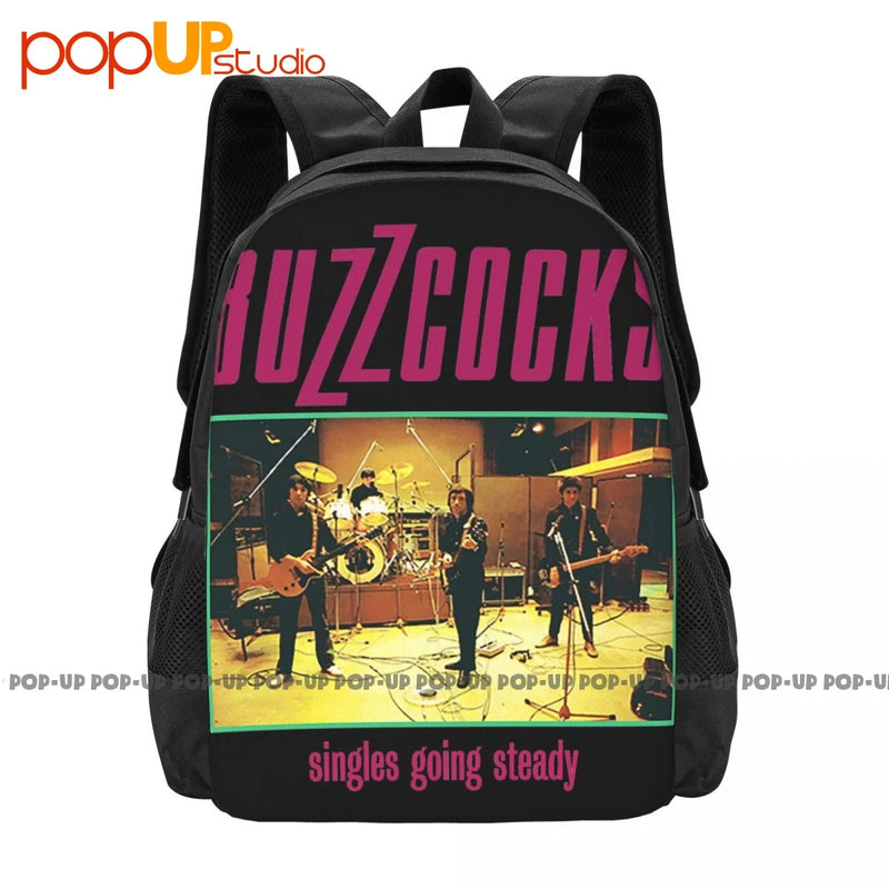 Buzzcocks Singles Going Steady Rock N Roll Band Backpack