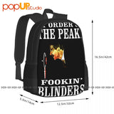 Peaky Fookin' Blinders Backpack Large Capacity Foldable Sports Bag