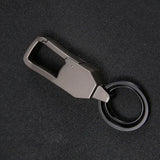 Metal Key Case Men's Car LED Light Pendant Keys holder Gift Keycase