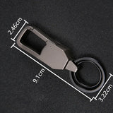 Metal Key Case Men's Car LED Light Pendant Keys holder Gift Keycase