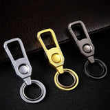 Metal Key Case Men's Car LED Light Pendant Keys holder Gift Keycase
