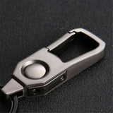 Universal Key Holder LED With Light Metal Key Case Men's Car Pendant Organizer