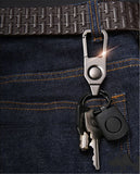 Universal Key Holder LED With Light Metal Key Case Men's Car Pendant Organizer