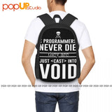 C Programmers Never Die Computer Internet Code Backpack