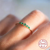 925 Silver Zircon Wedding Ring for Couple Promise Rings Engagement