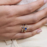 925 Silver Wedding Ring Zircon Lovers' Engagement Jewelry Size 6/7/8