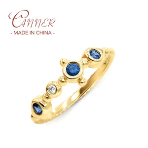 925 Silver Wedding Ring Zircon Lovers' Engagement Jewelry Size 6/7/8