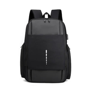 15.6'' Waterproof Backpack USB Charging School Bag Anti-theft Women Men Bags Lap