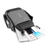 15.6'' Waterproof Backpack USB Charging School Bag Anti-theft Women Men Bags Lap