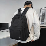 Unisex Laptop Schoolbag Waterproof Nylon Casual Travel Backpack