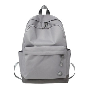 Unisex Laptop Schoolbag Waterproof Nylon Casual Travel Backpack