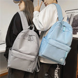 Unisex Laptop Schoolbag Waterproof Nylon Casual Travel Backpack