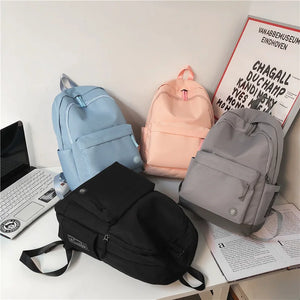 Unisex Laptop Schoolbag Waterproof Nylon Casual Travel Backpack