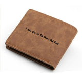 Personalized Engraved Photo Wallet for Men - Father's Day Gift
