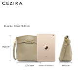 PU Leather Bucket Crossbody Bag Set with Shoulder Handbag for Women