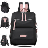 Women's Oxford Anti-Theft Backpack Waterproof School Bag