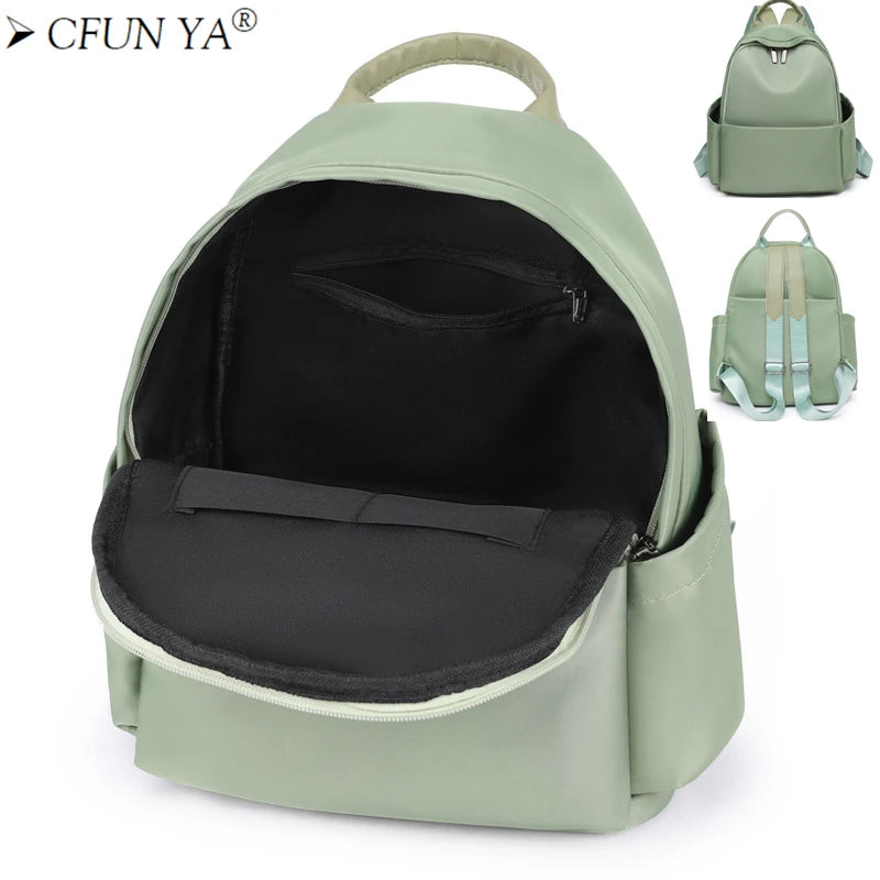 Women's Waterproof Oxford Backpack School Bag For Teenage Girl