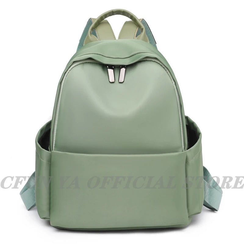 Women's Waterproof Oxford Backpack School Bag For Teenage Girl