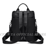 Women's Summer Backpack Oxford Waterproof Travel Shoulder Bag