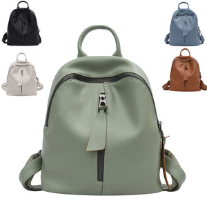 Women's Anti-theft Small PU Leather Backpack Shoulder Bag
