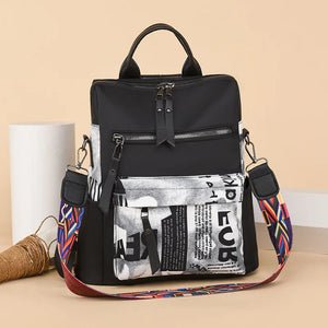 Casual Female Oxford Backpack Teenagers Girls Packbag School Bags