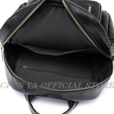 Soft Leather Backpack For Women Large Bagpack Anti-Theft Rucksack