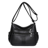Women's Soft Leather Handbags Messenger Tote Bag
