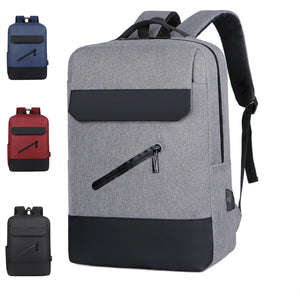 USB Laptop Bag Backpack Men Student School Bookbag Rucksack