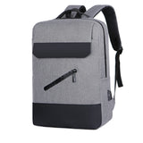 USB Laptop Bag Backpack Men Student School Bookbag Rucksack
