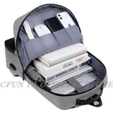 USB Laptop Bag Backpack Men Student School Bookbag Rucksack