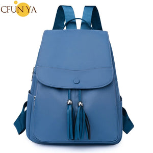 Boho Women's Backpack with Tassels Large Travel Bagpack