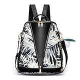 Women Bagpack Waterproof Oxford Travel Backpack Handbag Anti-Theft Shoulder Bag