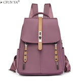 Women Oxford Cloth Travel Backpack Anti-Theft Bagpack Larger Capacity Schoolbag