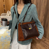 CGCBAG Women Shoulder Bag PU Leather Large Capacity Crossbody Bags
