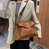 CGCBAG Women Shoulder Bag PU Leather Large Capacity Crossbody Bags