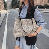 Vintage Style High Shoulder Bag Women PU Leather Handbag