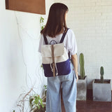 Canvas Student School Bag Casual Harajuku Shopper Backpack Female