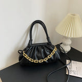 Small Handbag Woman PU Leather Shoulder Bag Solid Crossbody Bags