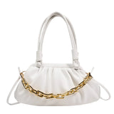 Small Handbag Woman PU Leather Shoulder Bag Solid Crossbody Bags