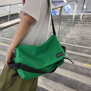 CGCBAG Women's Large Capacity Crossbody Bag, Waterproof Nylon Shoulder Bag