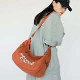 Canvas Shoulder Bag Large Capacity Messenger Handbag